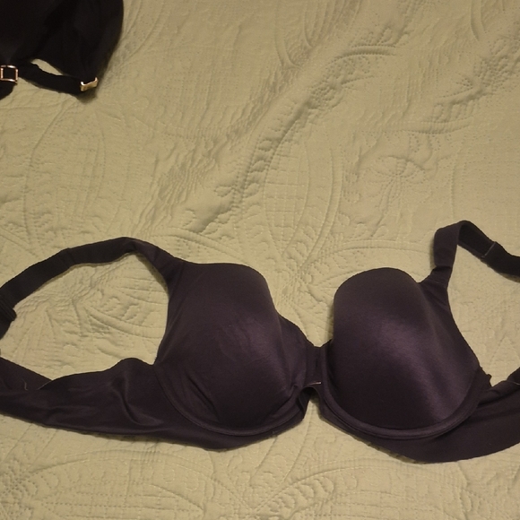 Cacique Black Full-Coverage Bra with Underwire Support - Picture 1 of 3